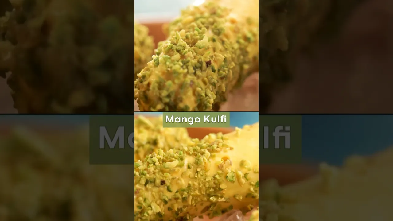 Adding mango mischief to your kulfi this summer.. #shorts #mangokulfi #youtubeshorts