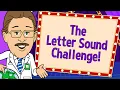 The Letter Sound Challenge Letter Runs Jack Hartmann and Katie Garner