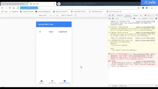 How to load Spring Boot REST API Json Data in Ionic 4