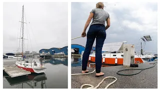 ⛵️Our first night FLOATING aboard ODD (the work continues!! 💪🏼😎)#155