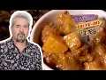 Guy Tries SLAMMIN Steak Stew at Fred s Texas Cafe Diners Drive-Ins and Dives Food Network
