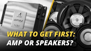 BMW Sound System Speakers or Amplifier - What to Upgrade First Alpha One Tips