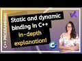 Static and Dynamic binding in C with examples Early and Late binding