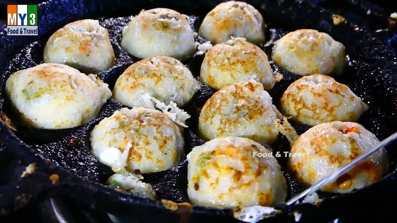 Big Appe - Paniyaram Making   South Indian Breakfast at Mumbai   Indian Street Food