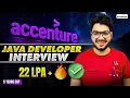 Accenture Java Developer Interview Experience Questions 22 LPA