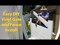 DIY Vinyl Fence Gate Installation Easy To Do Even For Beginners