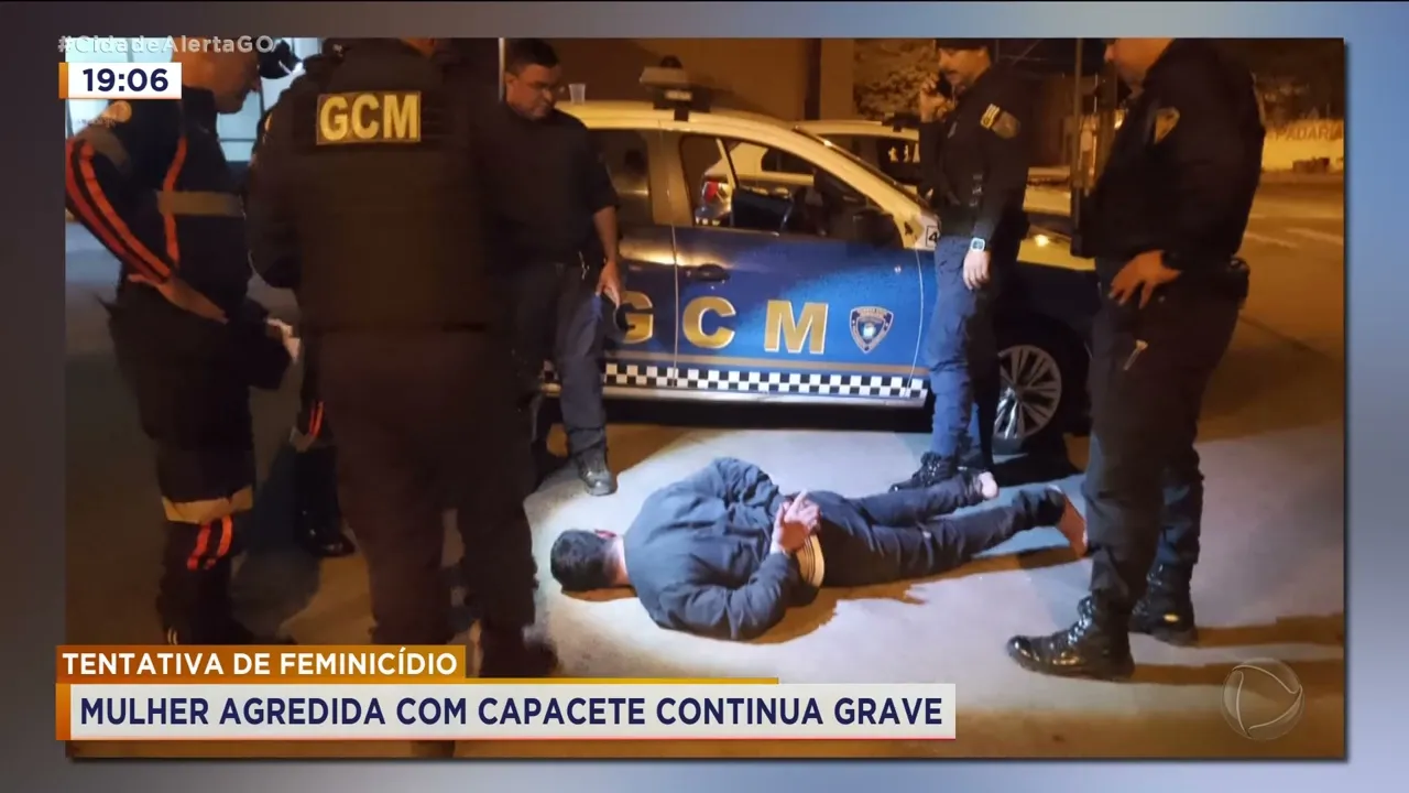TENTATIVA DE FEMINICÍDIO: MULHER AGREDIDA COM CAPACETE CONTINUA GRAVE