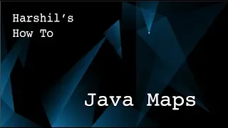 1 16 Java Maps and HashMaps