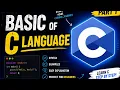 Basics of C Language - Part 1 C Programming for Beginners