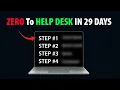 FASTEST Way To IT Help Desk Job WITHOUT Experience - GUARANTEED