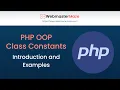 PHP OOP Class Constants