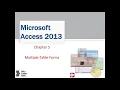 Creating Multi-Table Forms in Microsoft Access Master-Subform Design