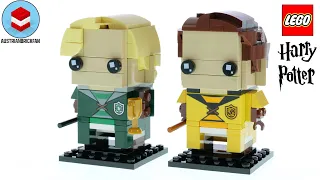 LEGO Harry Potter Brickheadz 40617 Draco Malfoy & Cedric Diggory - LEGO Speed Build Review