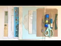 Make a junk journal with me Boho journal - Materials
