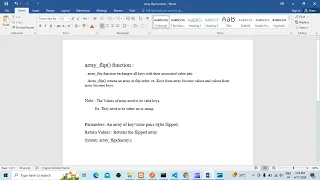 php array flip function