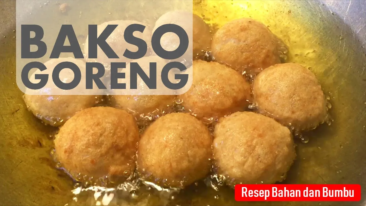 Cara buat bakso goreng mekar home made sehat untuk jajanan anak sd