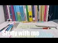 Lagu STUDY WITH ME 2hrs | Background noise,no music,no break | ASMR | real time｜motivation