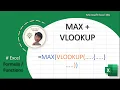 Stop Scrolling Find Maximum Values with MAX VLOOKUP in Excel Easy
