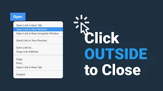 HOW TO Click Outside to close a popup or moda in JavaScript HTML CSS javascript projects
