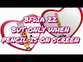 Bfdia 22 but only when pencil and the asset is on screen