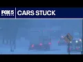 Vehicles stuck in snow in Blairsville FOX 5 News
