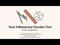 NAPLAN Year 9 Numeracy Non-Calculator Test 32 Questions Walkthrough With Answers