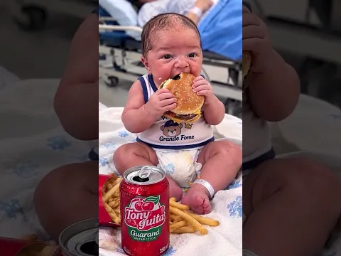 Hungry new born baby