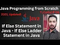 Tutorial 06 If Else Statement in java Else If Ladder Statement in Java