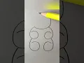 Dibuja un oso con el 6