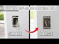 How To Replace An Electrical Outlet Box On Drywall DIY J-Box Install For Beginners