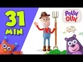 Download Lagu Old MacDonald Had A Farm |  kids videos for kids | Polly Olly