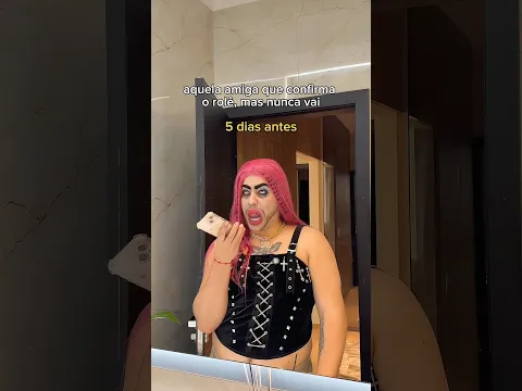e desmarca sempre em cima da hora 🙄