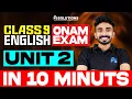 Class 9 English Onam Exam Unit 2 in 10 Minutes MS SOLUTIONS