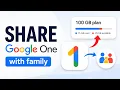 How to SHARE Google One Add Family Members to Google One Plan