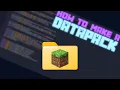 How to MAKE A DATAPACK in 3 Minutes