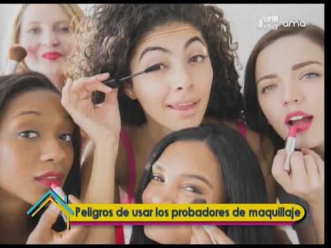 Peligros de usar los probadores de maquillaje