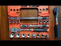 CRAFTSMAN V-Series - Inch Drive 6-Point Metric Tool Set with Case Ratchet Swap Out