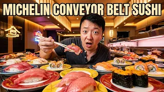 Trying 2 MICHELIN STAR Conveyer Belt Sushi in Kyoto Japan Was it Worth it