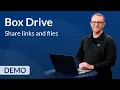 Learn to share links and files in Box Drive