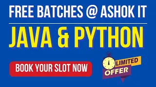 Join Our Free Java Python Programming Batches Ashok IT