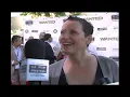 Lori Petty At Red Carpet Premiere For Her Film The Poker House Talking With Comedian Marty Keegan