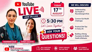 You Tube Live with Dietician Shruti Kaushal | Understand Gut Health in detail 