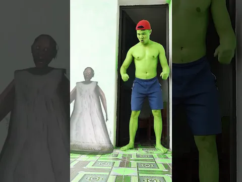 Granny knocked in Hulk Doorπ #shorts
