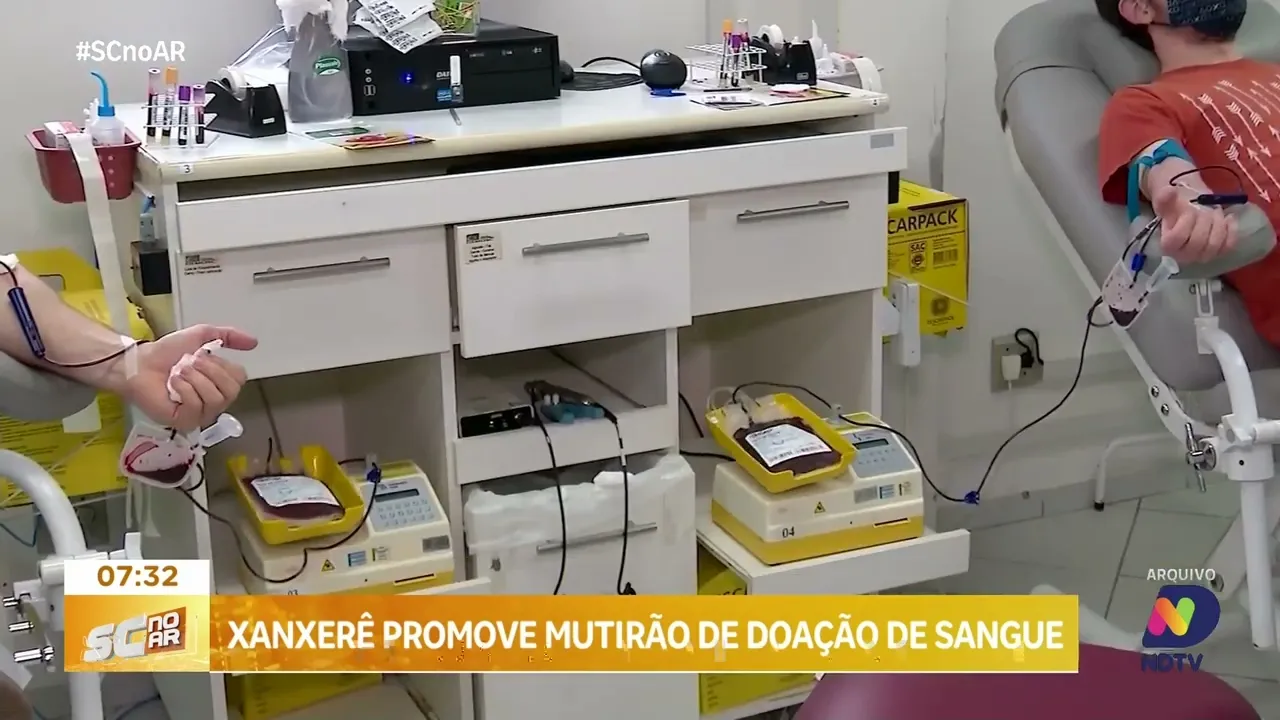 Xanxerê lança inscrições para o Mutirão de Doação de Sangue; veja como participar