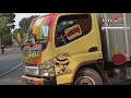 Edisi truk box mbois anti rewel oleng parah sampai angkat ban nya