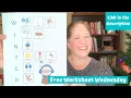 Free Worksheet Wednesday Winter Poem