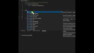 How to evaluate a string equation