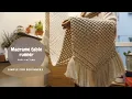 Macrame table runner Tutorial Easy DIY Useful items for Home Decor Him Macrame