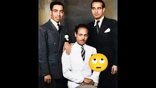 صورة قديمة قبل الشهرة عمالقة الفن إسماعيل ياسين الابباري ومحمود المليجي 