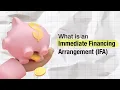 What Is An Immediate Financing Arrangement IFA - EXPLAINED Smart Estate Planning